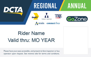 Regional Annual Pass Reduced